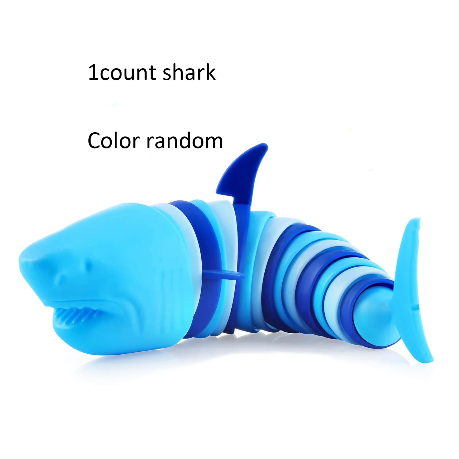 Stress Relief Fidget Slug Toy Set - 2 Pieces for Sensory Play and Focus (Random Color) 1pc 1