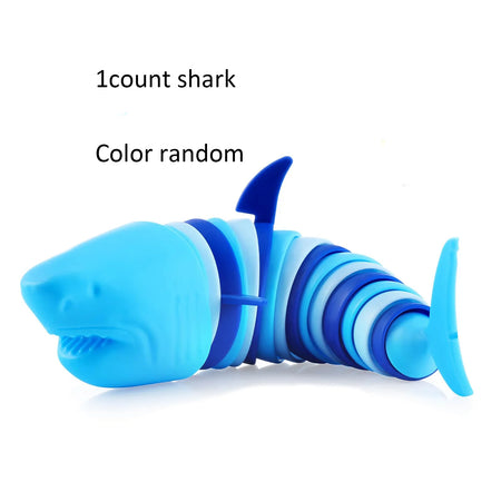Stress Relief Fidget Slug Toy Set - 2 Pieces for Sensory Play and Focus (Random Color) 1pc 1