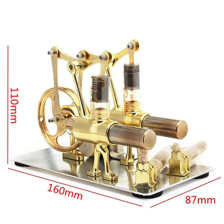 Balance Stirling Engine Model - Educational Steam Power Toy