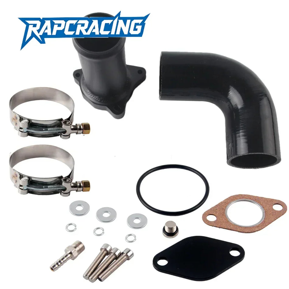 Aluminum Engine Adaptor Kit with Silicone Elbow for VW Golf 1.9 TDI PD130 PD150