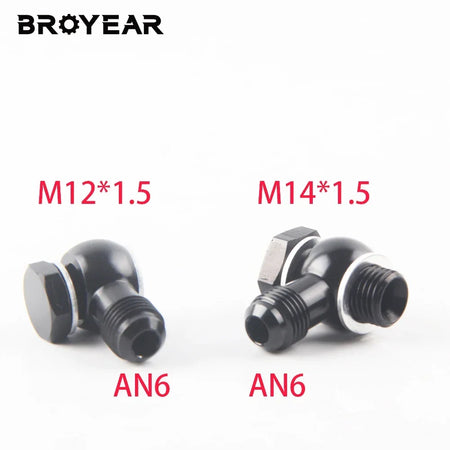 6063 T6 Billet Aluminum Hydraulic Clutch Banjo Fitting M12-M18 by InterCyprus Trading Ltd