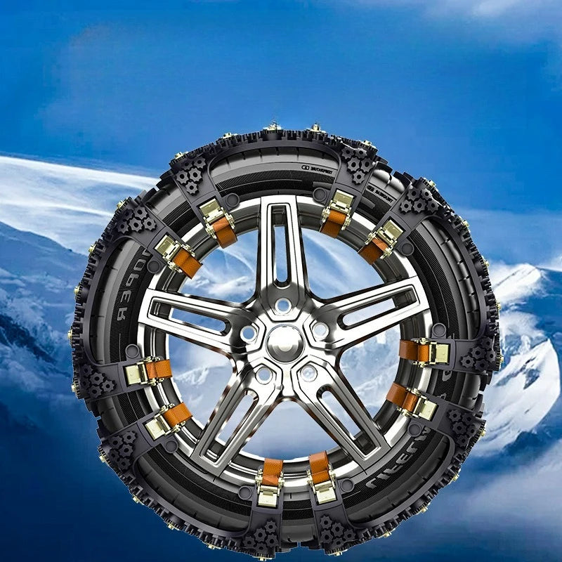 Thickened Anti-Skid Chains &ndash; Enhanced Traction In Snow