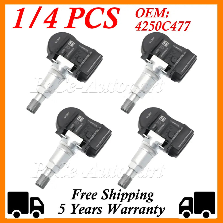 TPMS Tire Pressure Sensors 433MHz for Mitsubishi ASX Lancer Outlander 4250C477