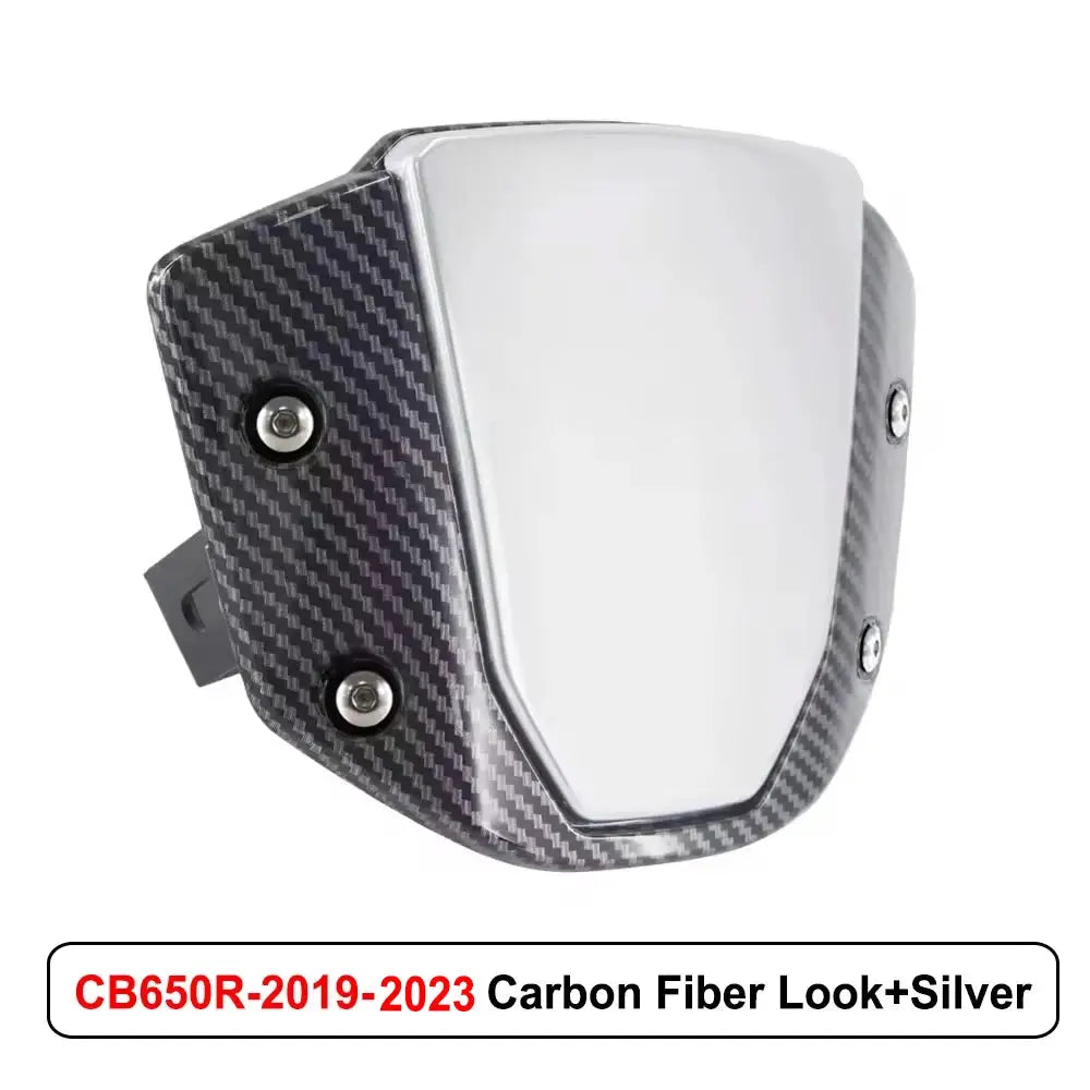 For Honda CB650R CB 650 R 2019-2023 CB 650R 2024-2025 Motorcycle Windshield Sport Windshield Wind Deflector Visor Screen Bracket by InterCyprus Trading Ltd