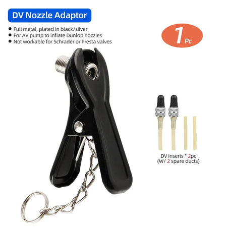 Deemount Inflation Adaptor &ndash; Durable Full Metal Construction DV Adaptor 1p Core2p / CHINA