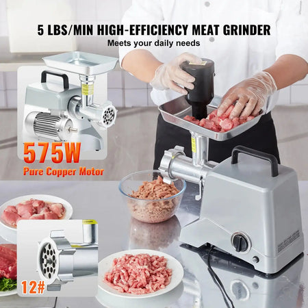 Electric Meat Grinder 800W Peak 5 Lb Per Minute