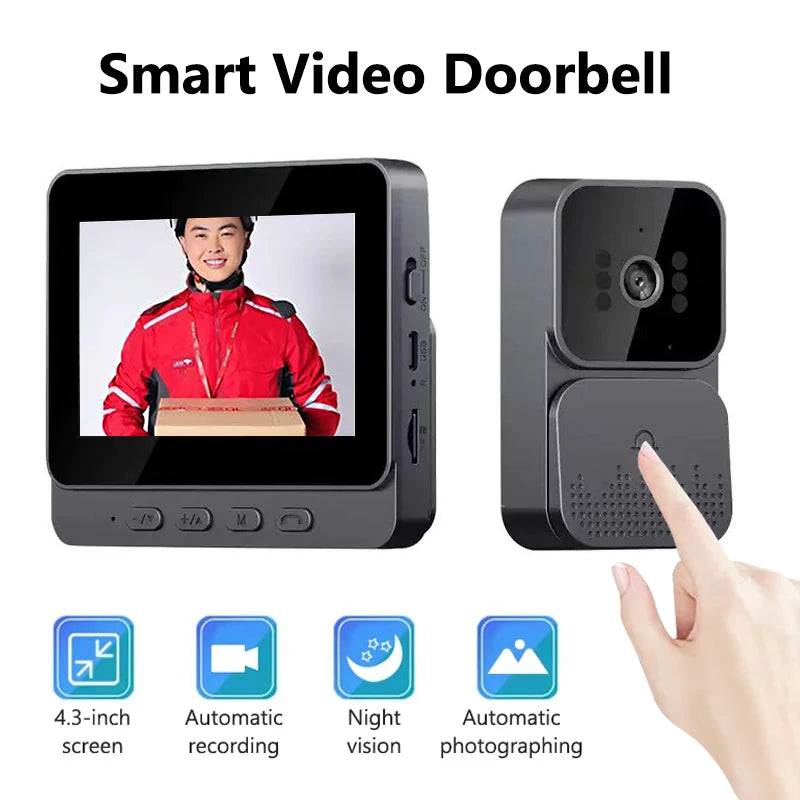 Smart Visual Doorbell &ndash; Two-Way Intercom and Night Vision