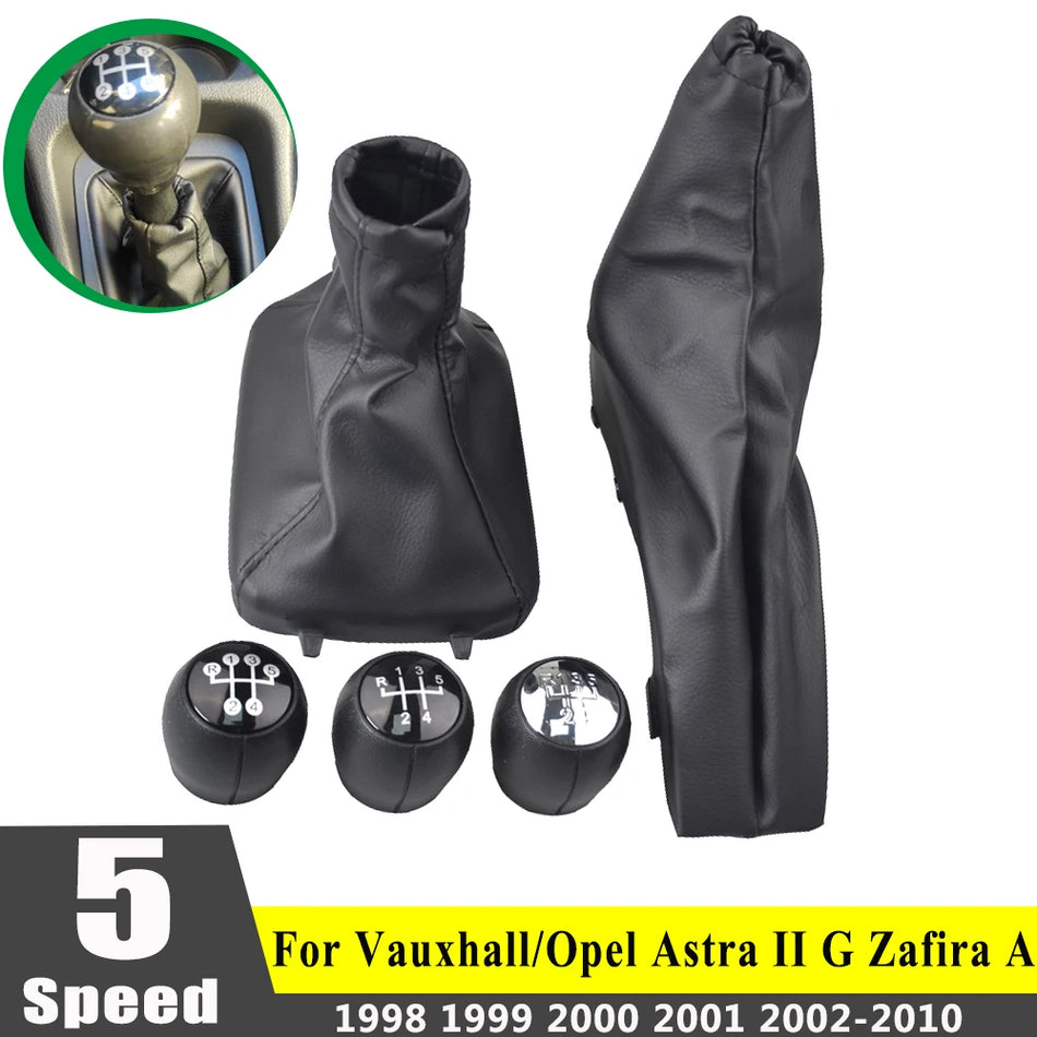 Чехол для рычага переключения передач с PU кожей и ABS для Opel Astra G