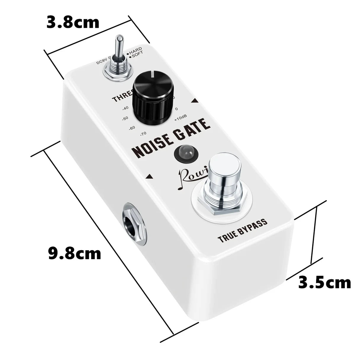 Rowin LEF-319 DC 9V Overdrive Guitar Effect Pedal &ndash; Bypass