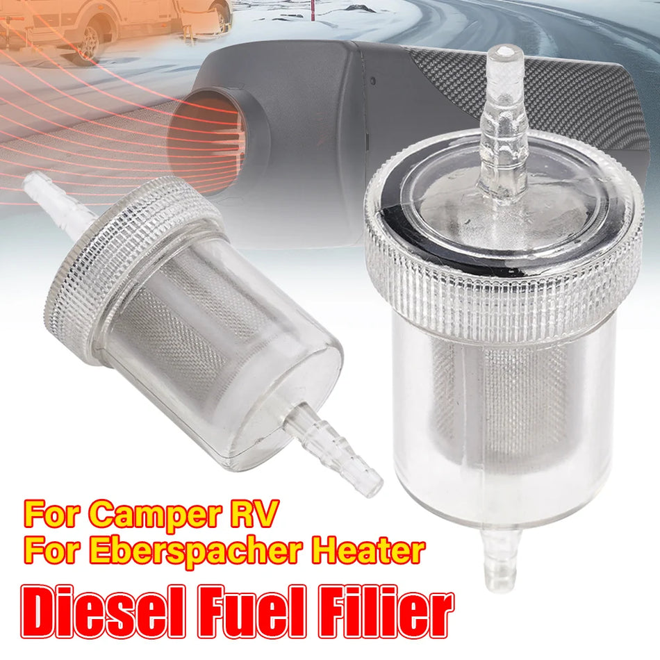 Eberspacher diiselsoojendi sirge plastkütusefiltri komplekt, 4mm, karavani jaoks