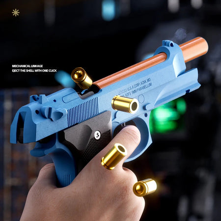 Continuous Shooting M9A3 Airsoft Pistol Shell Eject Empty Hanging Launcher Toy Gun Christmas Gift For Boys Adults