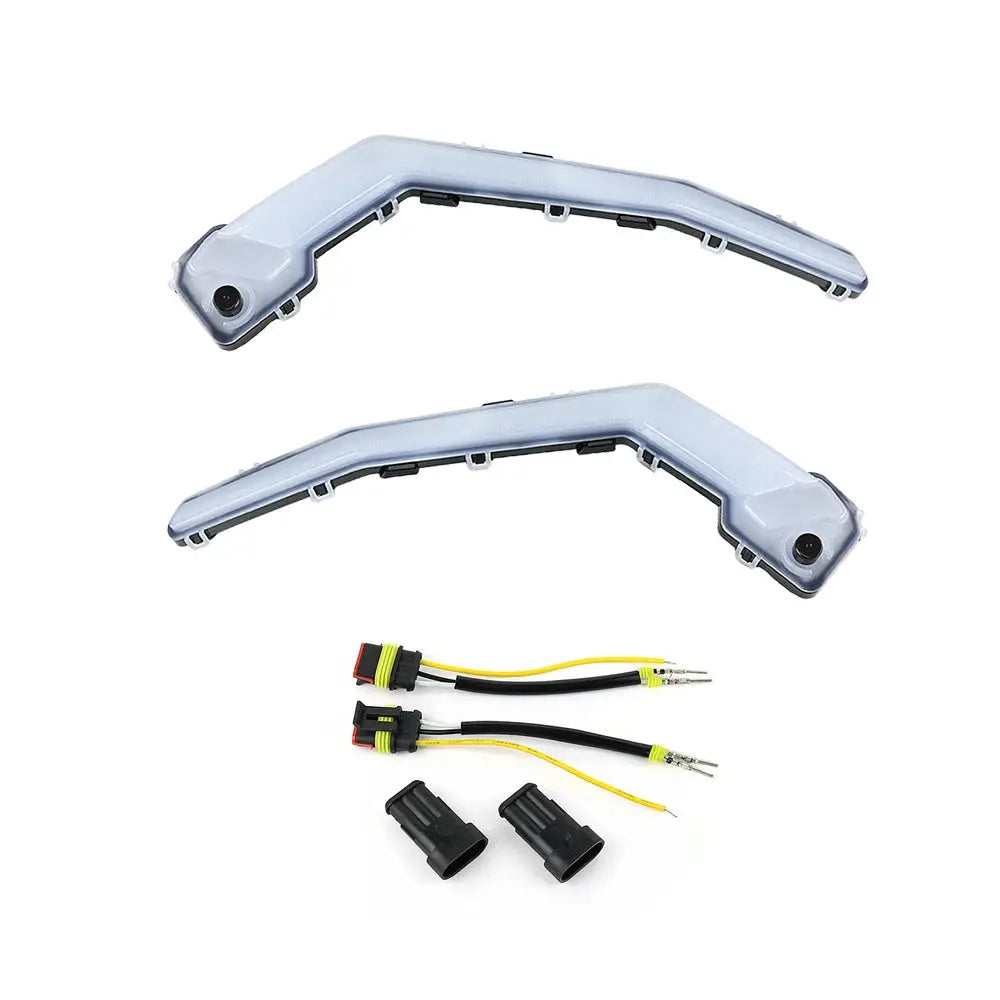 Front LED Signature Lights Turn Signal Light Assembly for Can-Am Maverick X3 XDS XRS Max Turbo R 2017-2022 by InterCyprus Trading Ltd