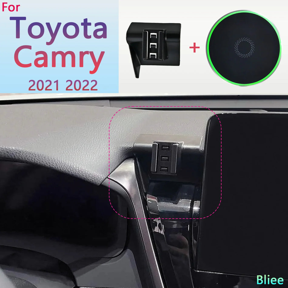 Camry MK8 2021 2022 Magnetisk Trådlös Laddnings Telefonhållare