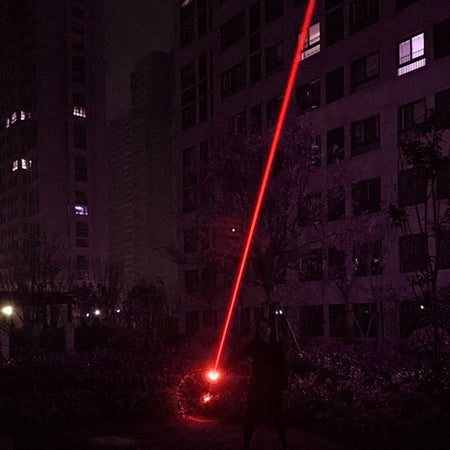 L0511 Handheld Two-Headed Laser Sword - Thick Beam Pro Red / EU Plug