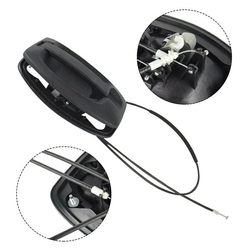 Fiat Ducato Rear Side Sliding Door Handle with Wiring Harness