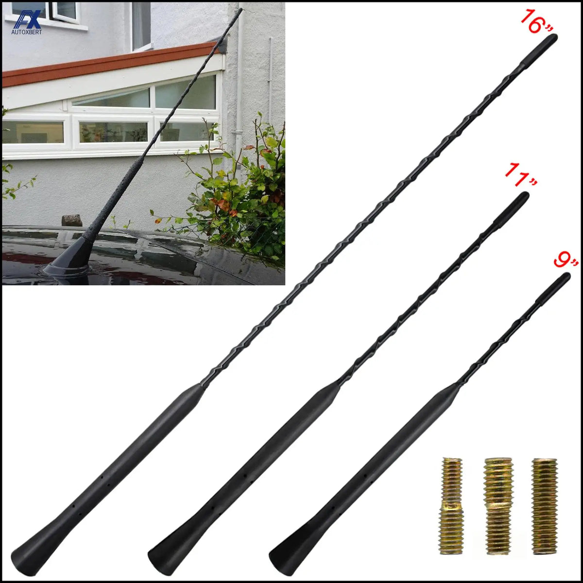 Universal Car Antenna &ndash; Enhanced Signal for FM AM Radio