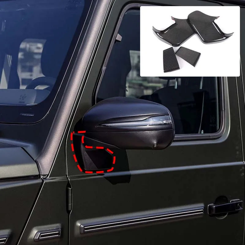 Κάλυμμα Καθρέφτη από Πραγματικό Άνθρακα για Mercedes G Class W465 2025