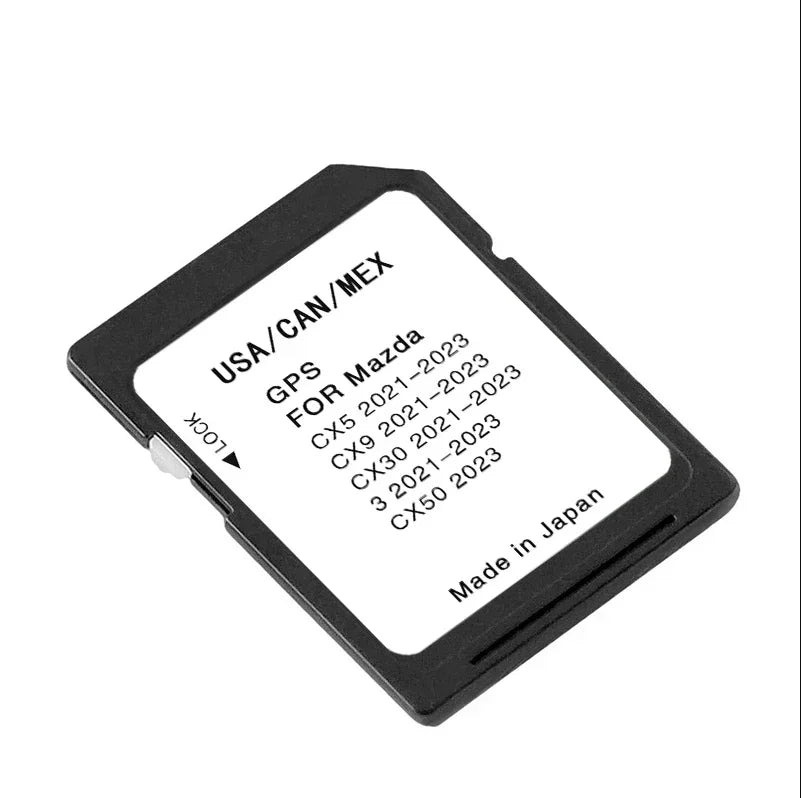 USA/CAN/MEX 2022 16GB Navigation Maps Card &ndash; For Mazda GPS