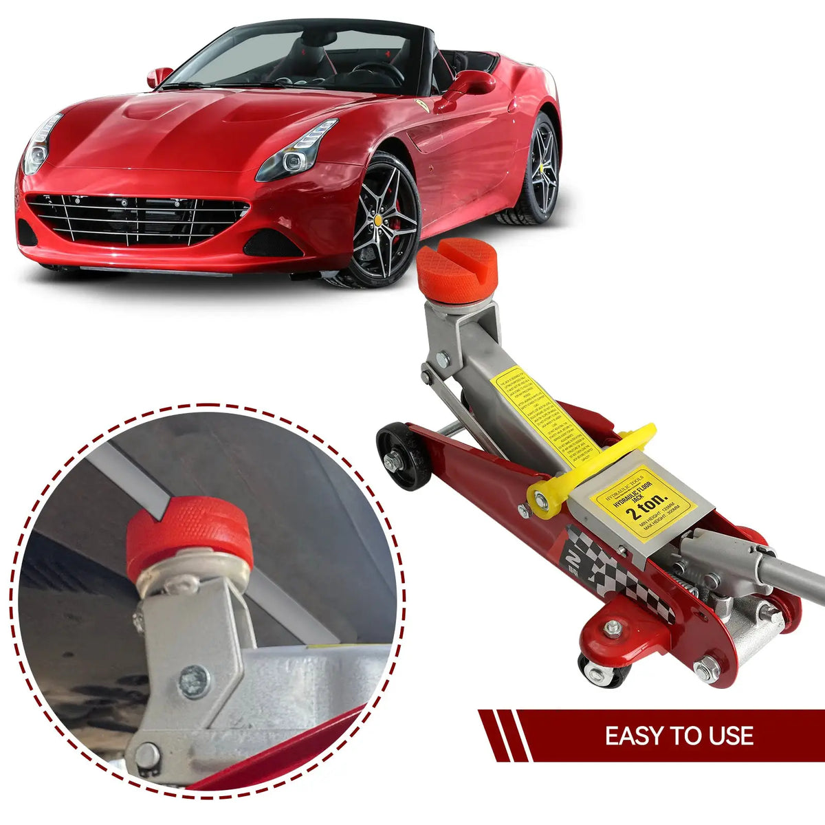 Car Lift Jack Support Stand Polyethylene Pads Wheel Dolly Slotted Floor Frame Rail Adapter Repair Tools For Lexus Subaru Fiat by InterCyprus Trading Ltd