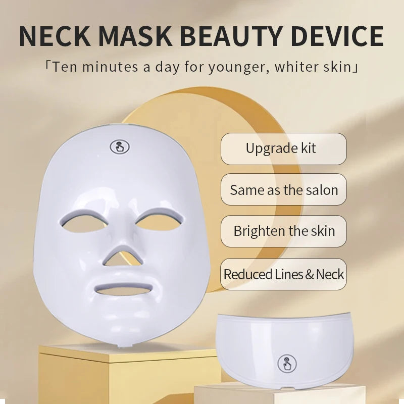 Face And Neck Beauty Machine LED Skin Care Massager &ndash; LED