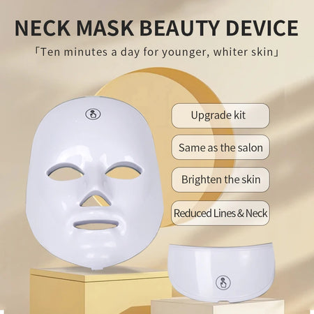 Face And Neck Beauty Machine LED Skin Care Massager &ndash; LED