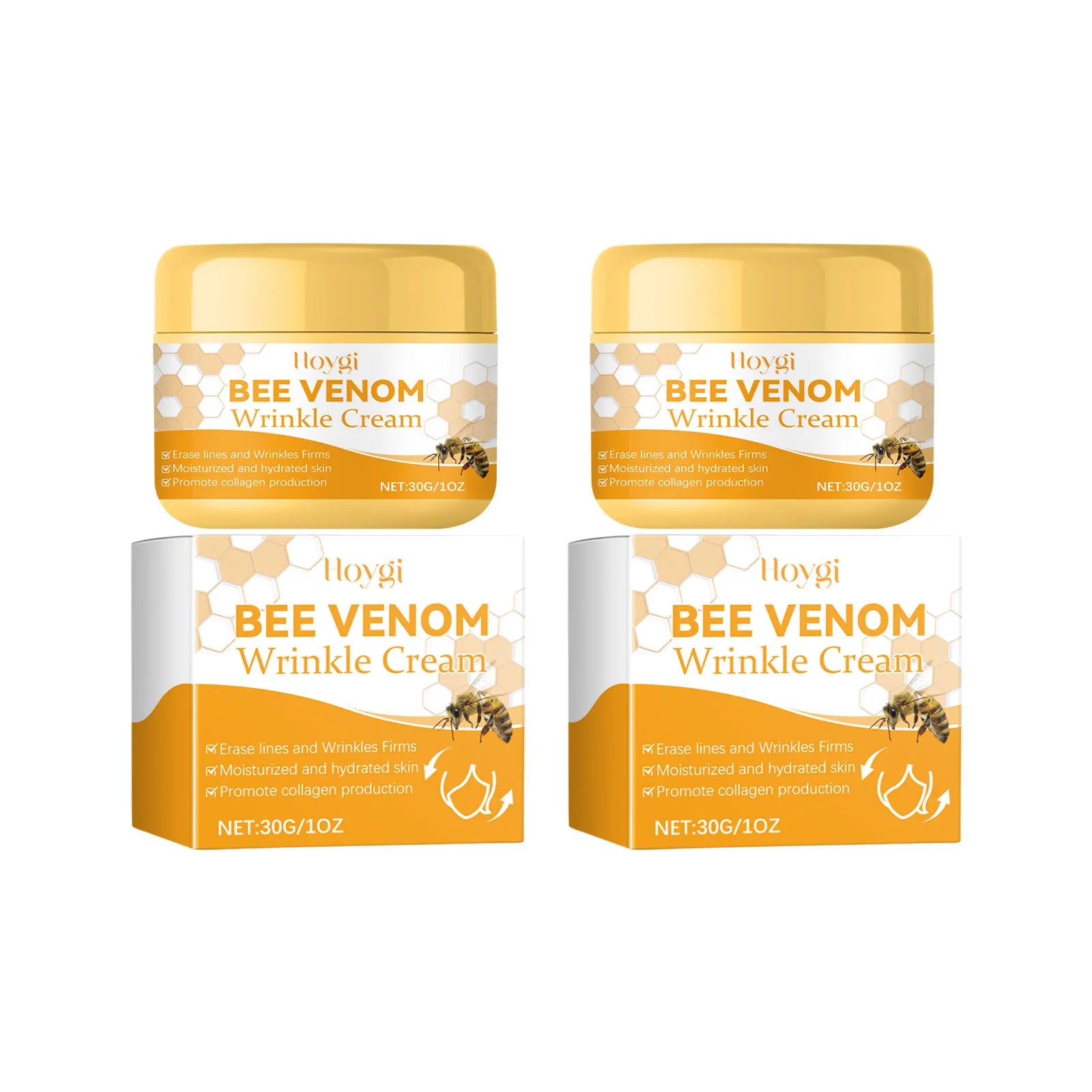 Bee Venom Face Cream &ndash; Intense Hydration and Rejuvenation 2 X 30g boxed