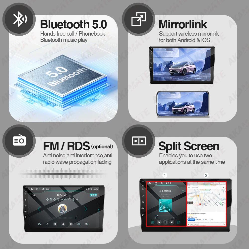 9Inch Car Radio For Seat Leon MK2 2005-2012 - CarPlay