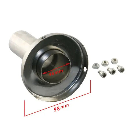 Universal Adjustable 3' /3.5' /4'' / 4.5'' Car Exhaust DB-Killer Stainless Steel Muffler Silence Reduce Noise Sound Control by InterCyprus Trading Ltd