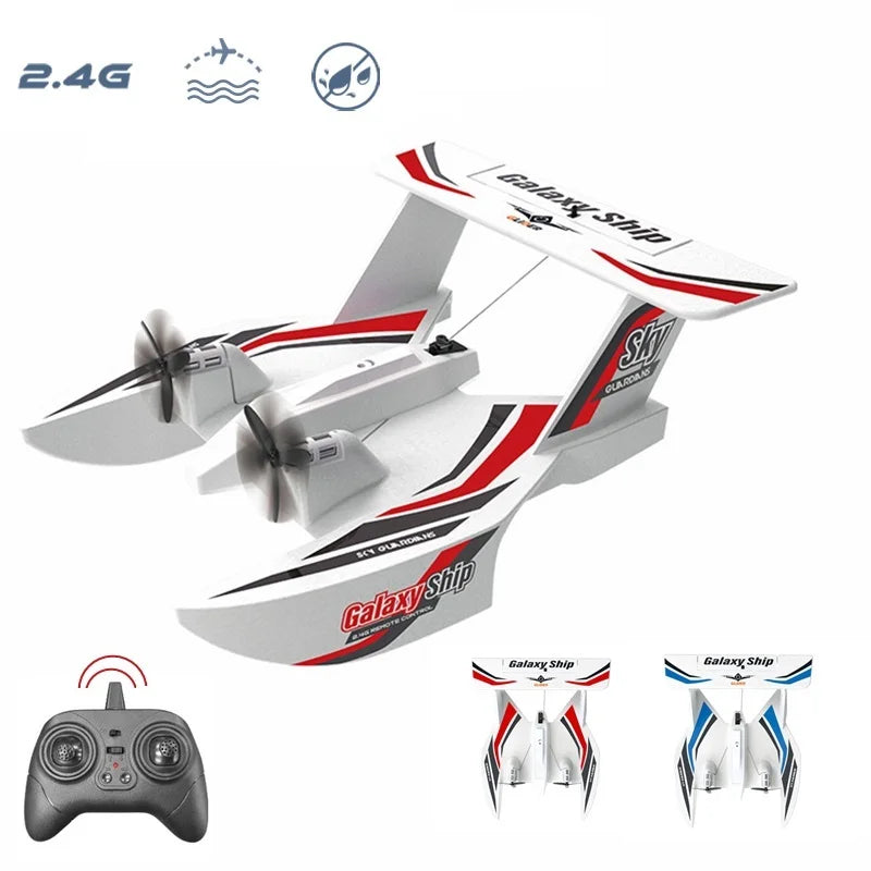 PYLRC KF603 2.4G EPP Foam RC Glider - Water &amp; Air Flying Toy for Outdoor Fun