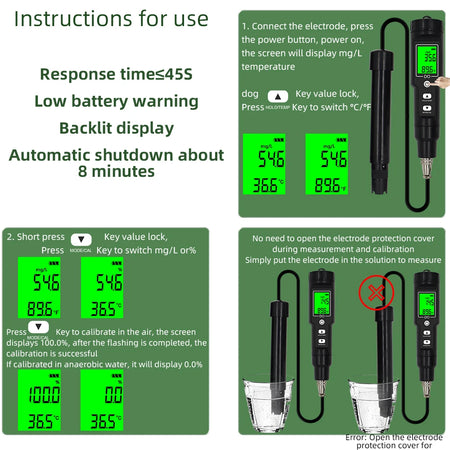 DO9100 Dissolved Oxygen Meter &ndash; High Precision Measurements