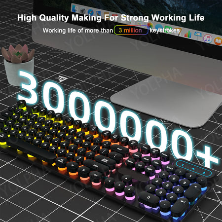 UnyFunn Wired 104 Keys Gaming Keyboard - Color Backlit