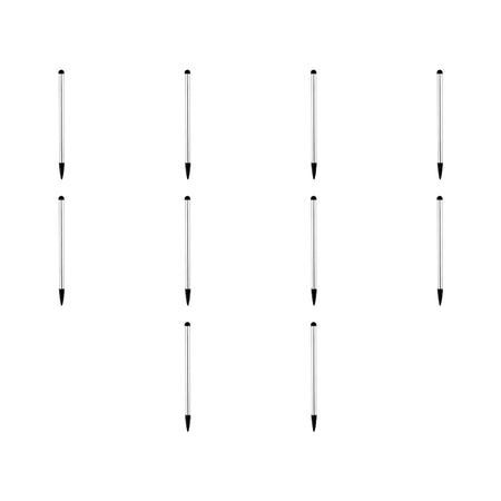 Universal Stylus Pen for iPad, iPhone, Samsung - Precision Drawing &amp; Writing Silver 10PCS