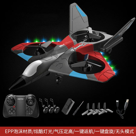 JIMITU Big Size RC Plane with 4K Camera - Perfect Remote Control Aircraft for Kids Red no camera