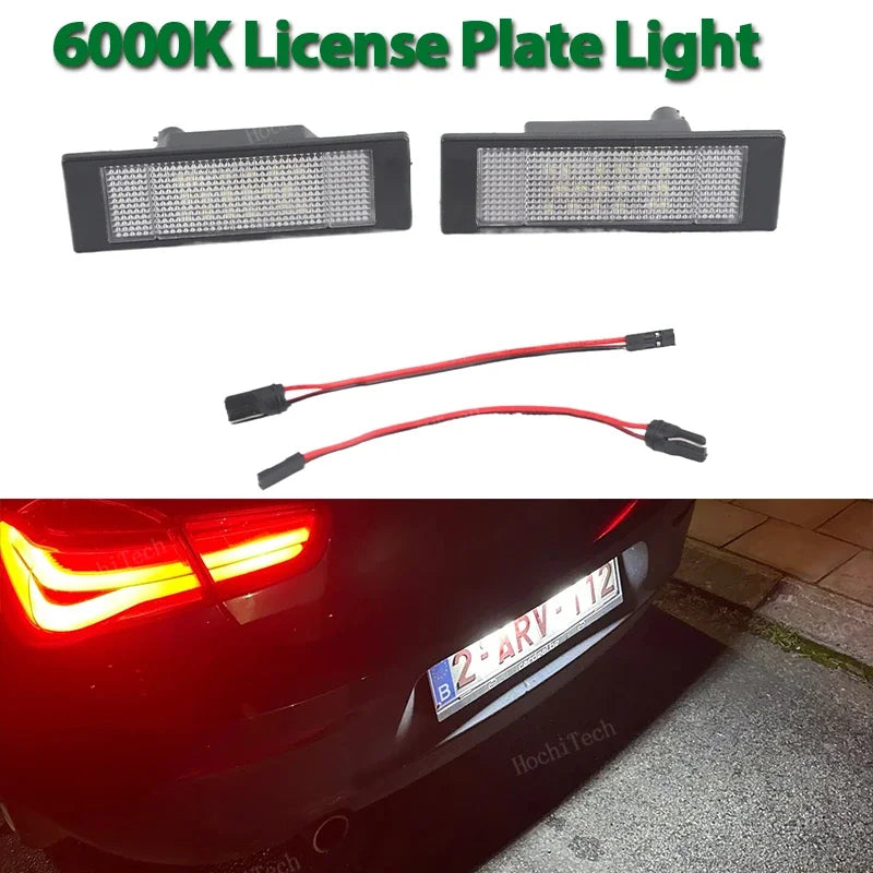 LED-rekisterikilven valot 12V ilman virheitä BMW E81 E87 F21 MINI