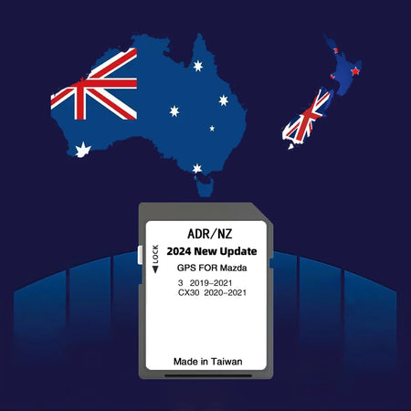 2024 16GB SD Card Mazda 3 CX30 &ndash; Australia NZ Maps Update CHINA / for Mazda 3 CX30 ANZ