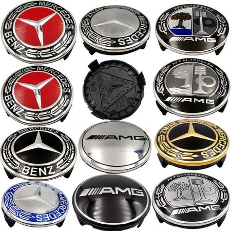4PCS 75MM Car Hub Center Cover &ndash; Premium Mercedes Benz Emblem Design