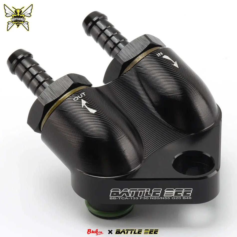 BATTLE BEE 8HP Oil Cooler Adapter for Transmission N20 N55 N63 N73 B48TU ZF8HP ZF8PH45 ZF8PH51 ZF8HP70 ZF8HP90 18mm BB-TCA-133 by InterCyprus Trading Ltd