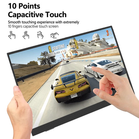 14.1 Inch Touch Screen Portable Gaming Monitor 100% sRGB, 400cd/m&sup2;, HDR10