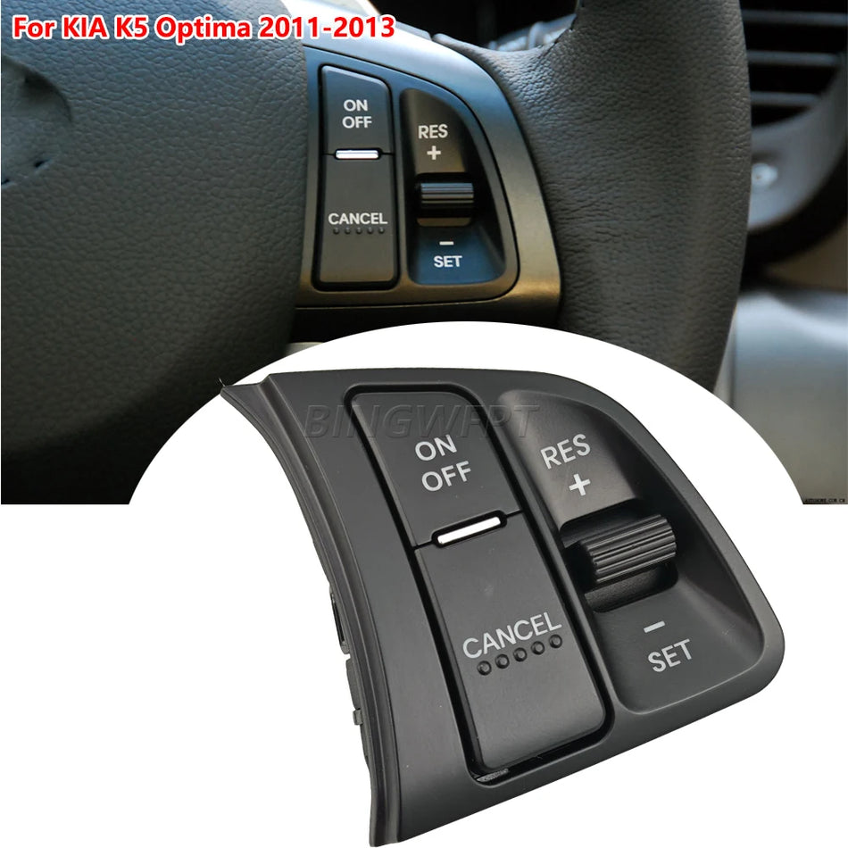 Buton de comutare pentru controlul vitezei de croazieră al volanului ABS pentru Kia K5 Optima 2011-2013