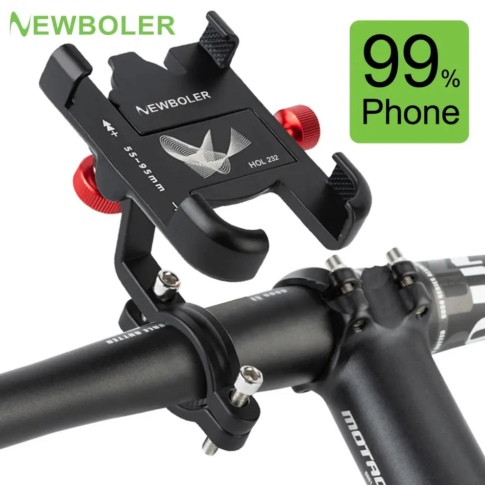 Aluminum Bicycle Phone Mount With 360 Rotatable Holder For Mountain And Road by InterCyprus Trading Ltd
