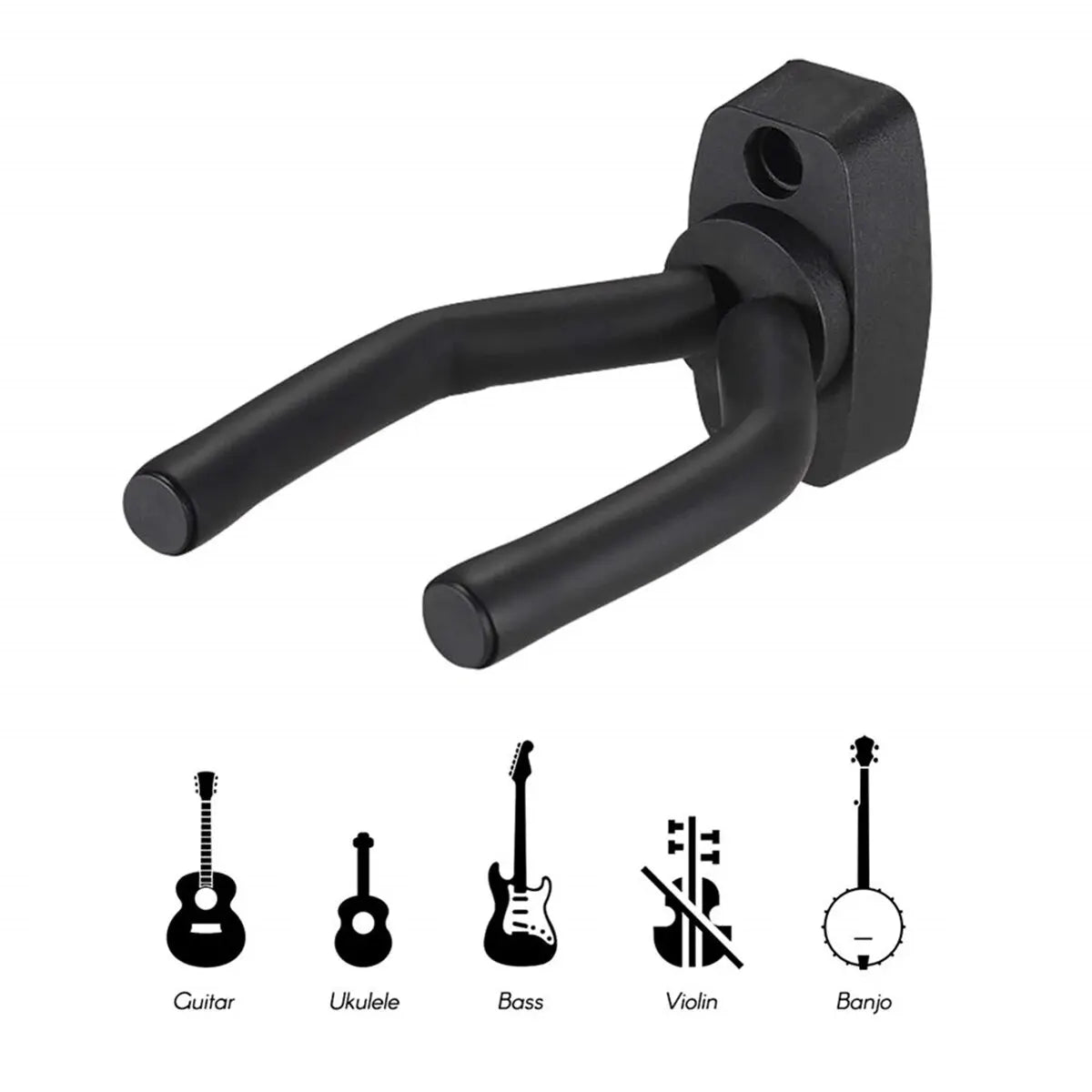 Guitar Wall Mount Hanger - Universal Fit For All Guitars