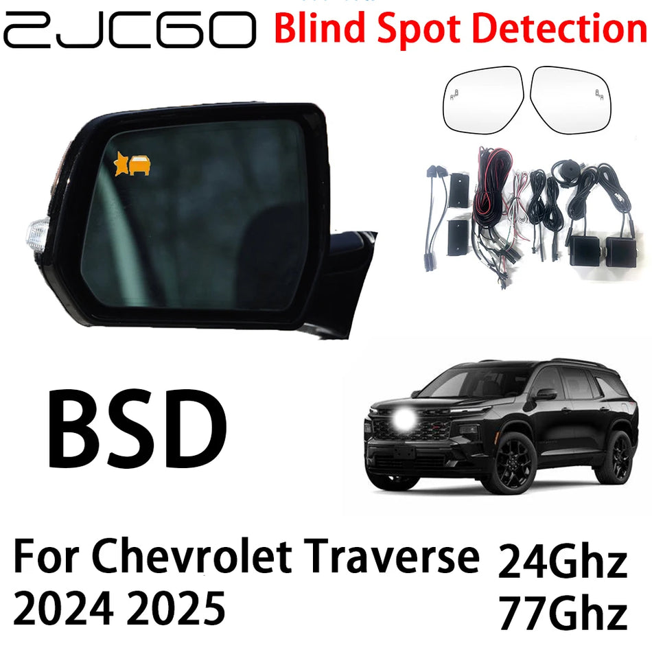 Radarų įspėjimo sistema Chevrolet Traverse 2024-2025 su aklosios zonos aptikimo technologija