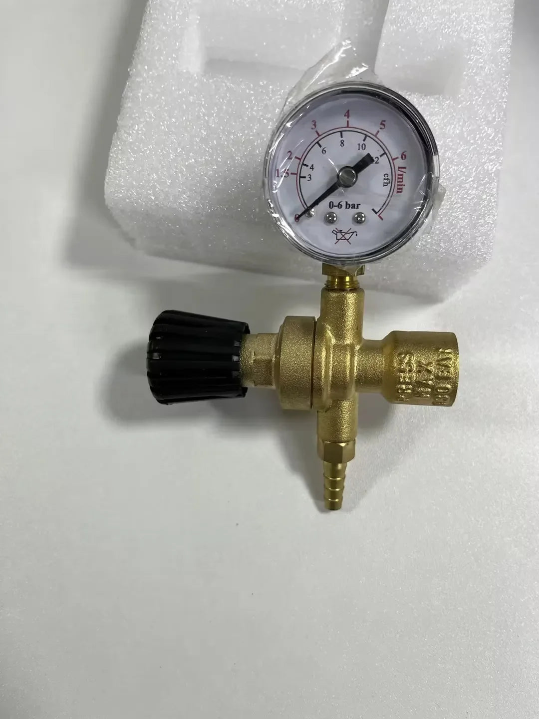 YJ-04A Mini Argon CO2 Pressure Reducer &ndash; 6 L/min Flow