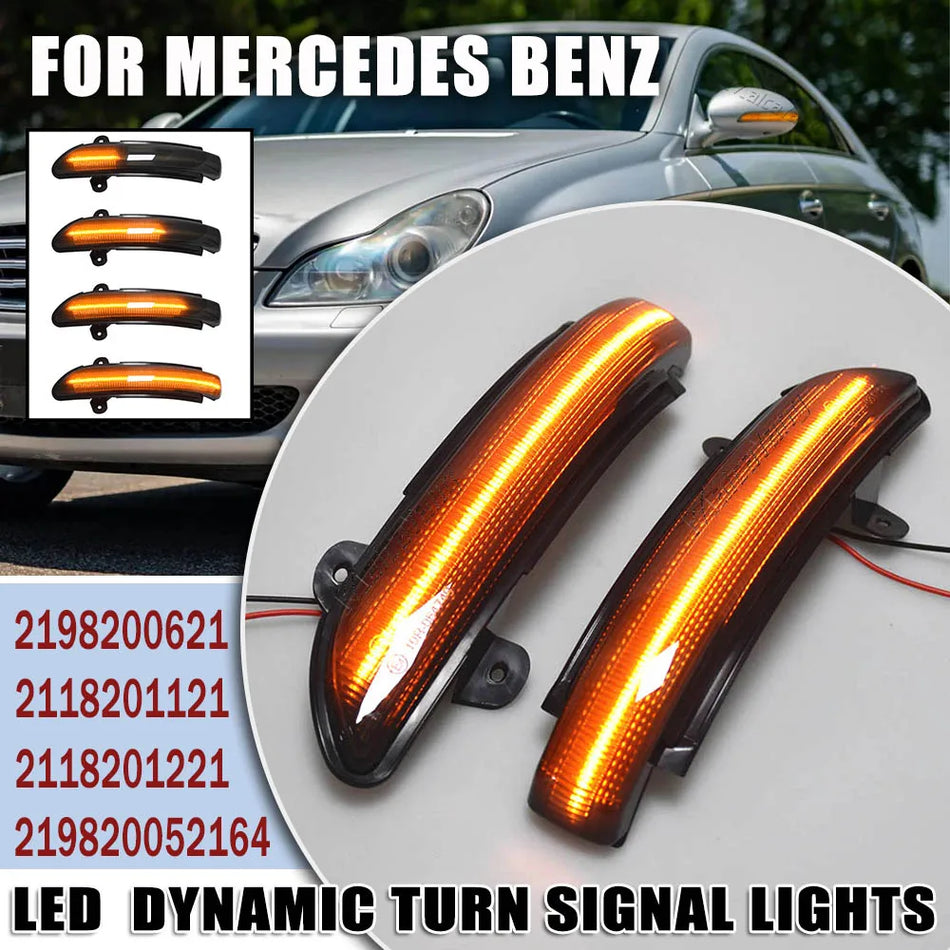 Динамични LED мигачи за Mercedes Benz W219 W221 W211 CLS