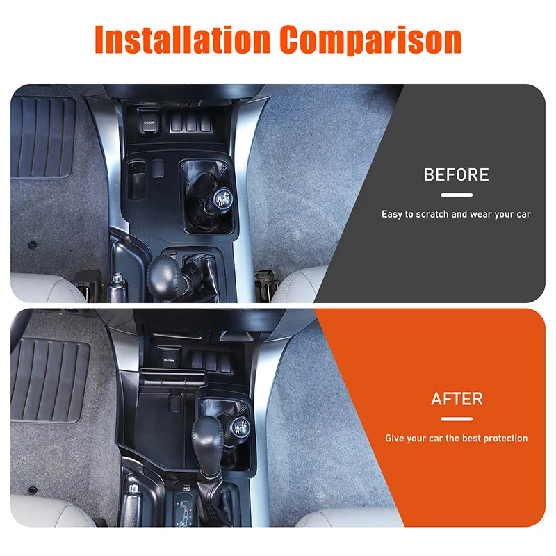 Cotieră centrală din ABS negru pentru Land Cruiser Prado