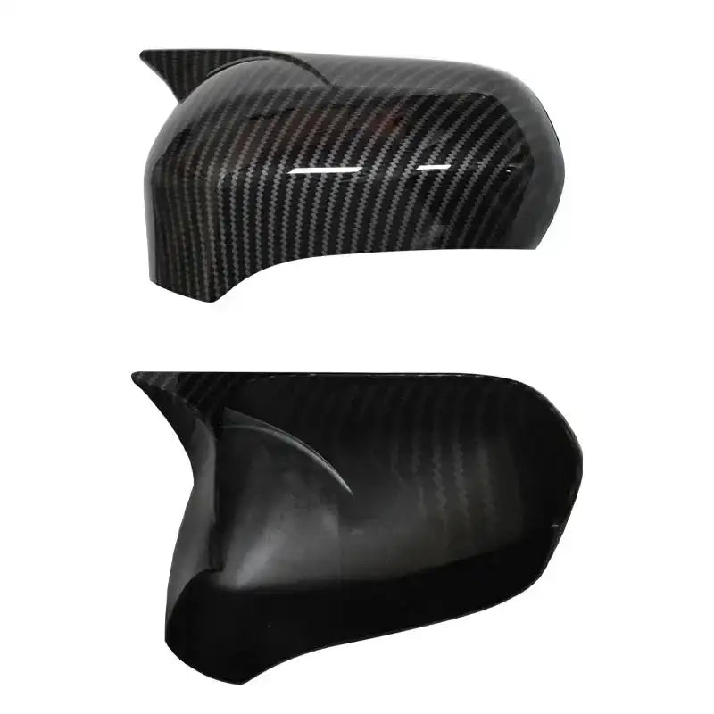 For Honda Civic 8th 2005-2011 Rearview Side Mirror Cover Wing Cap Exterior Door Rear View Case Trim Frame Sticker Carbon Look