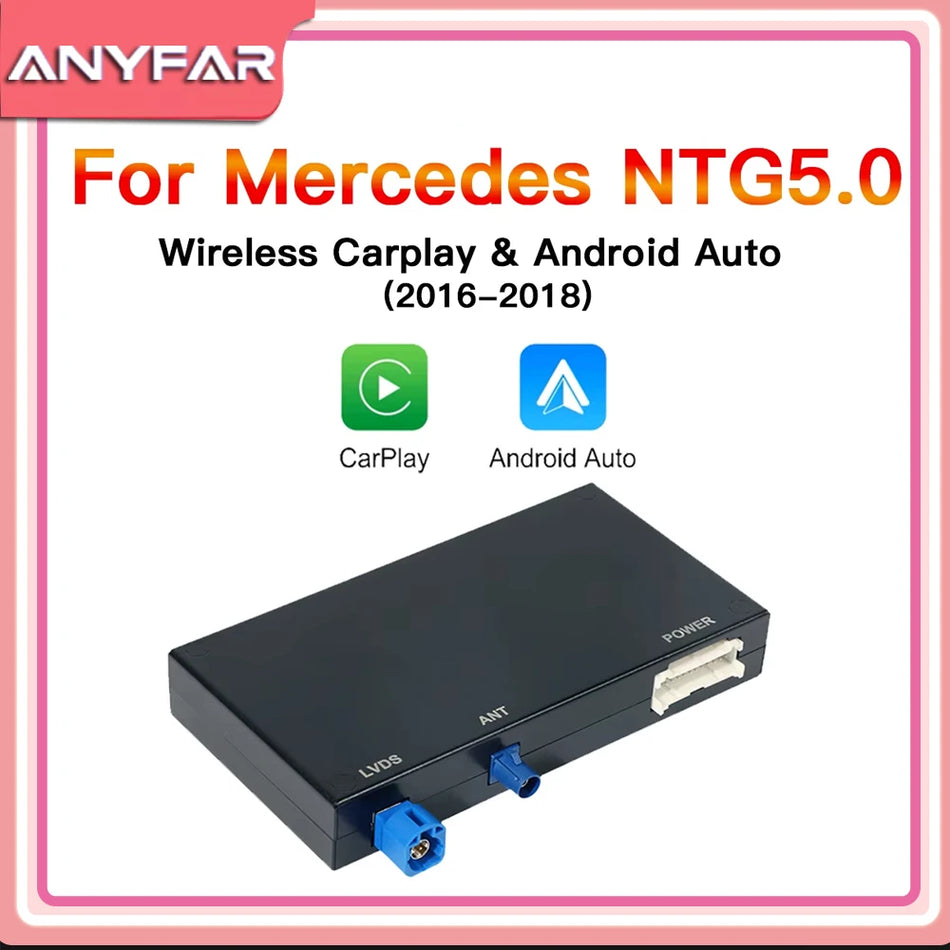 Adaptor Wireless CarPlay Mercedes-Benz NTG5.0 cu Android Auto, Bluetooth 5.0