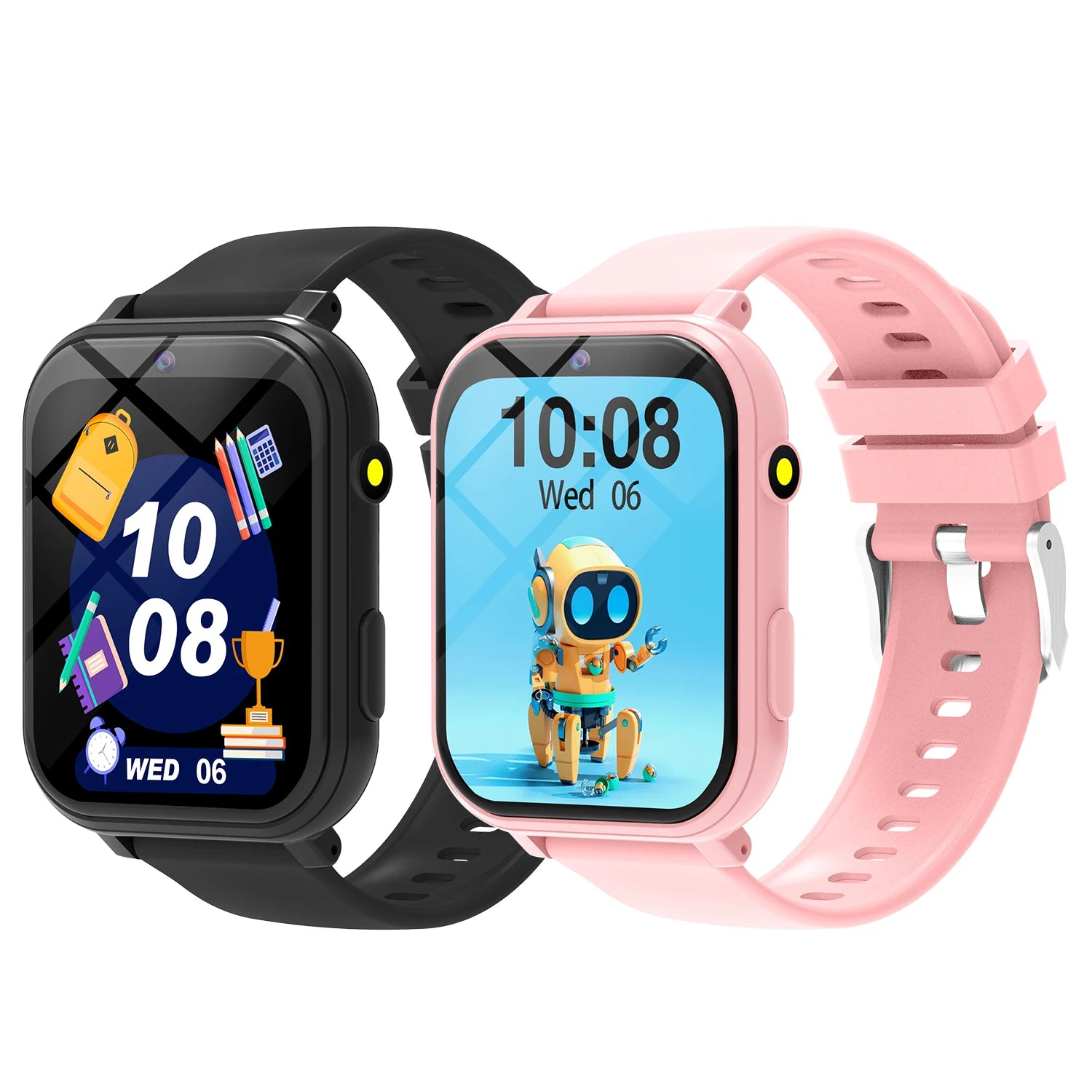 Kids Games Smart Watch &ndash; 18 Built In Games With Camera black pink