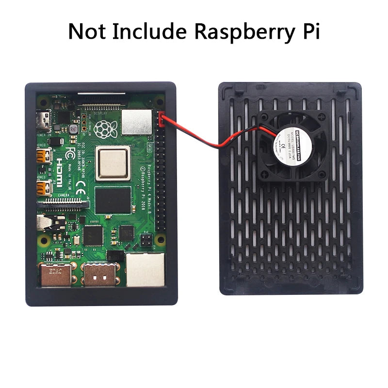 Raspberry Pi 4 Model B ABS Case &ndash; Compatible With 3.5 Inch Touch Screen