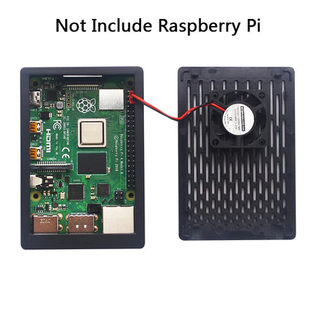Raspberry Pi 4 Model B ABS Case &ndash; Compatible With 3.5 Inch Touch Screen
